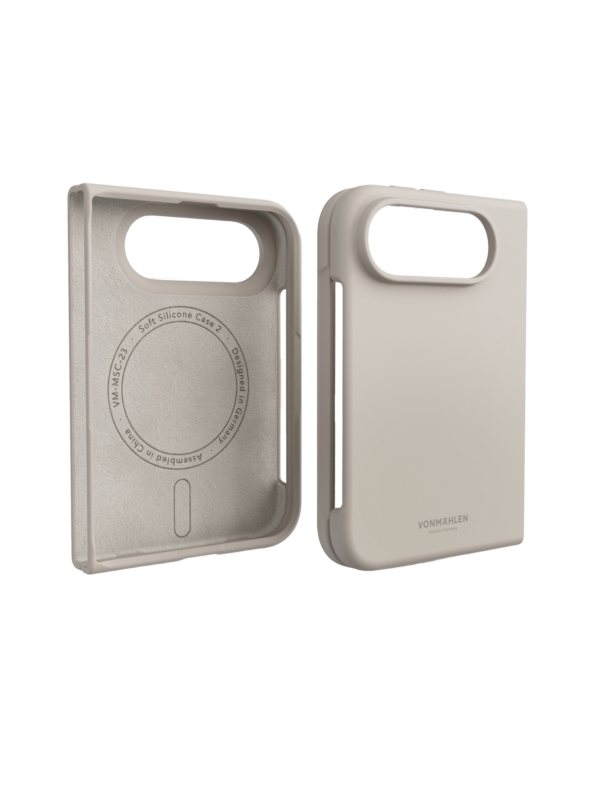 Vonmählen Soft Silicone Case for iPhone Duo - Cream