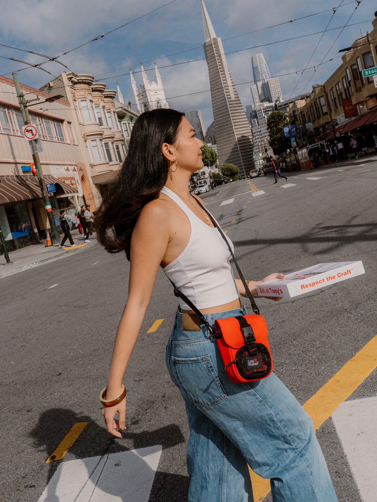Long Weekend Crossbody Camera Pouch - Red Chilli