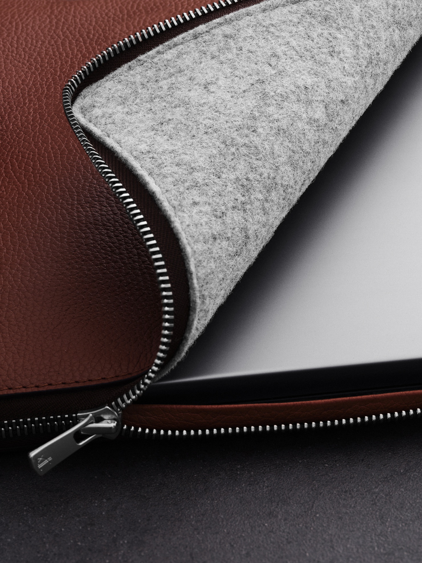 Woolnut Leather Folio for 13" MacBook Air & 14" MacBook Pro  - Cognac