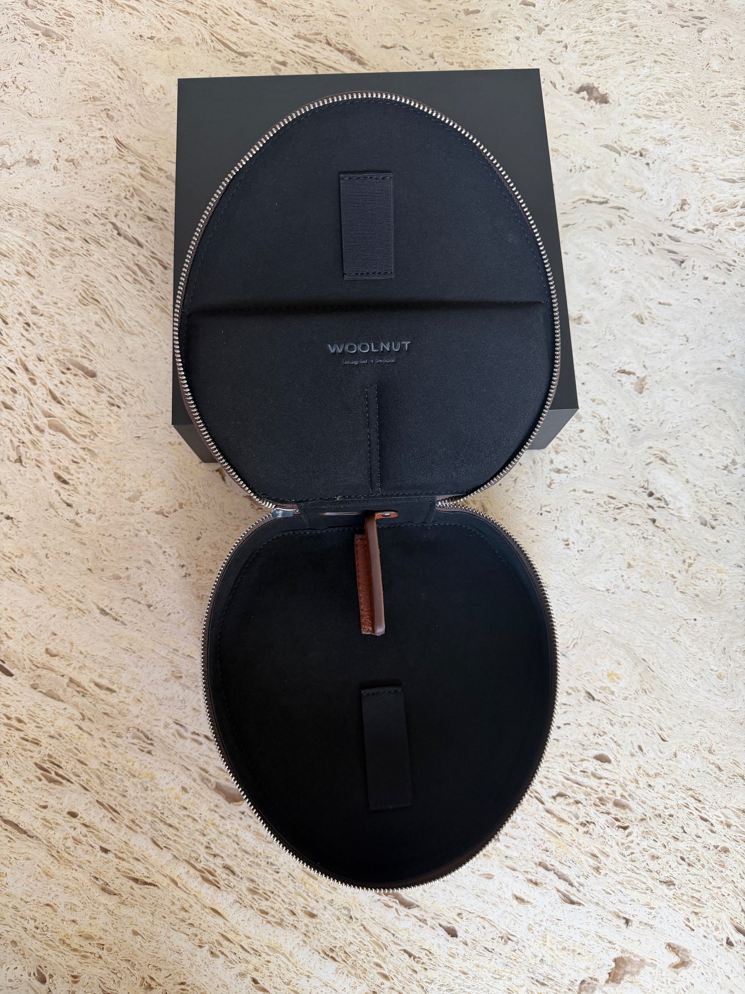 Woolnut Leather Case for AirPods Max - Cognac - Open Box