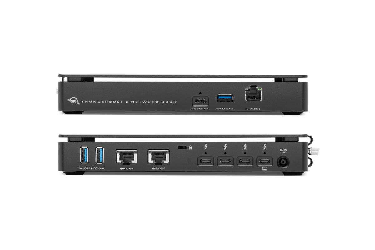 OWC Thunderbolt 5 Dual 10GbE Network Dock