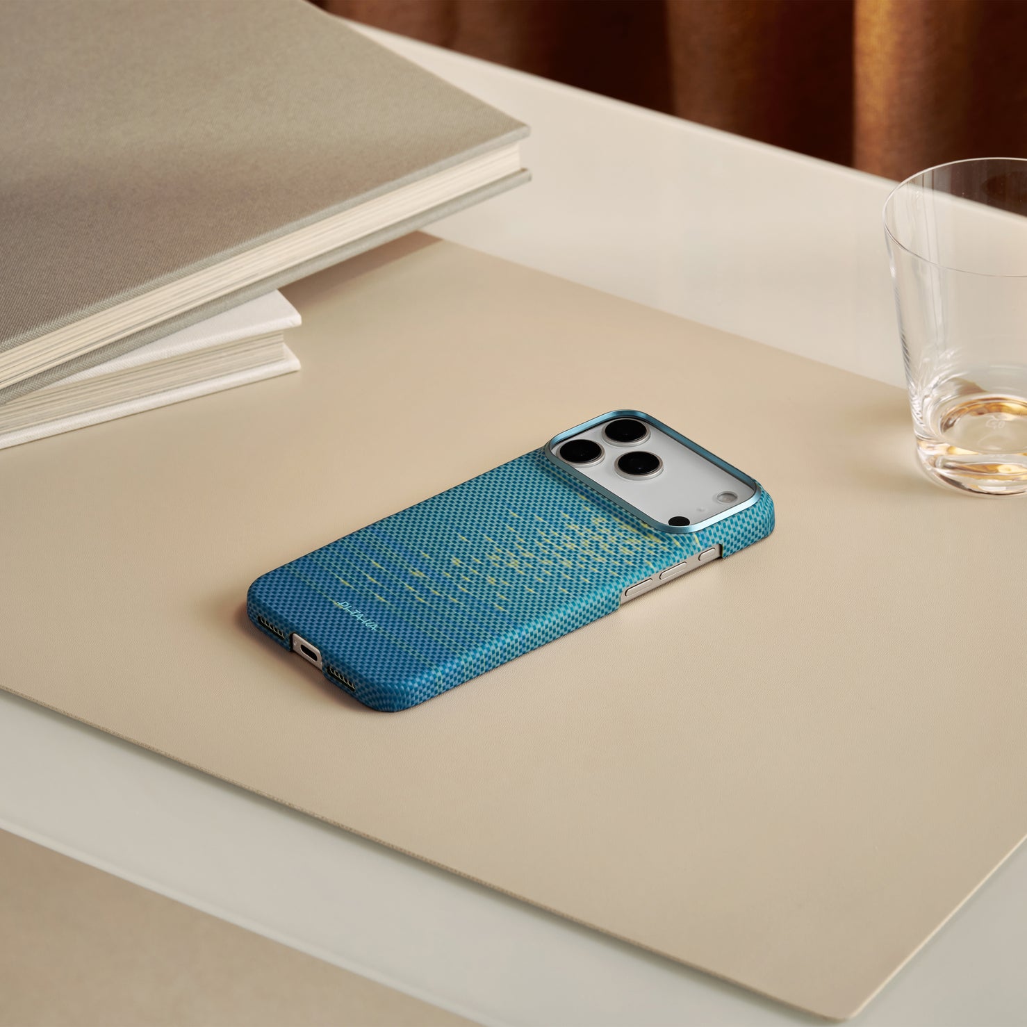 Pitaka Ultra Slim iPhone 17 Pro Max Case - Lucid Blue