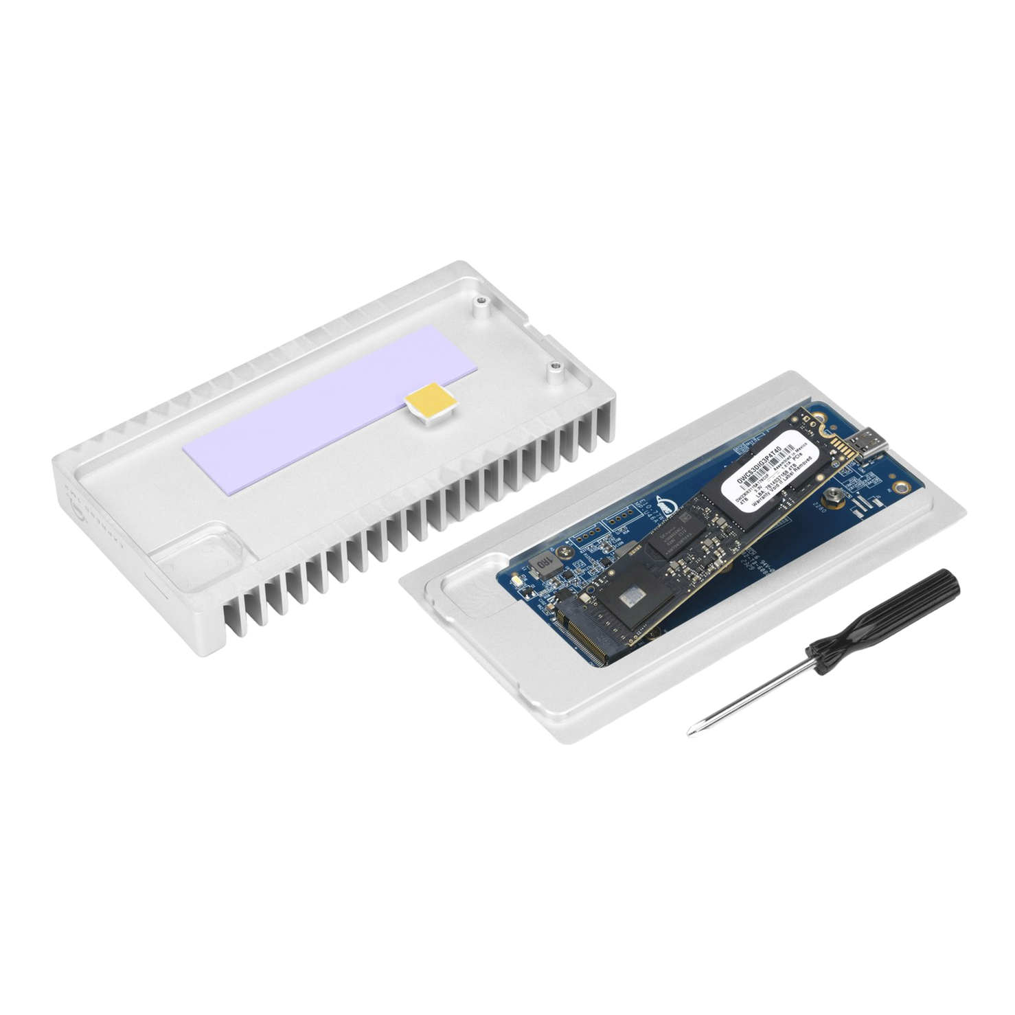 OWC Express 1M2 USB4 (40Gb/s) Bus-Powered Portable NMVe SSD Enclosure