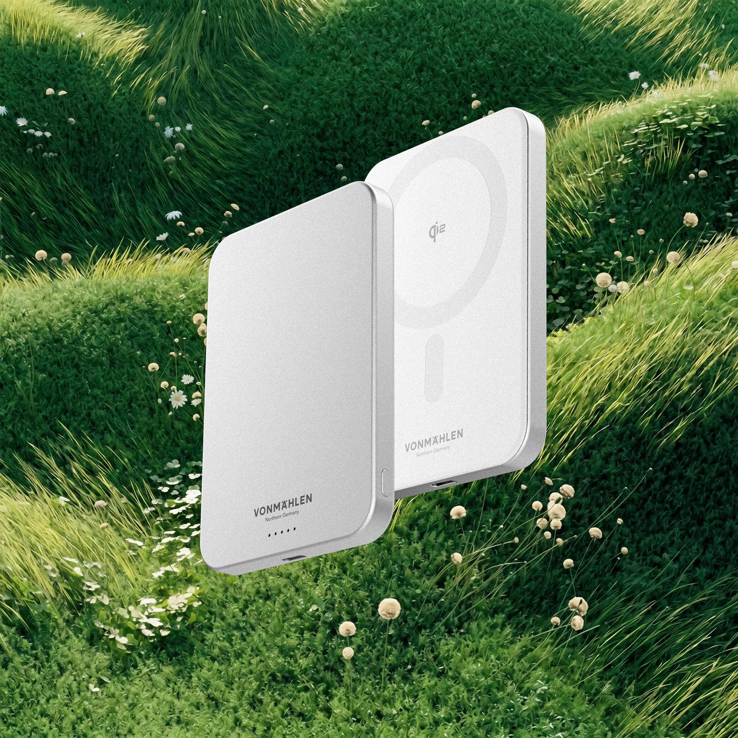Vonmahlen Evergreen Mag 5,000 mAh 15W Power Bank - White