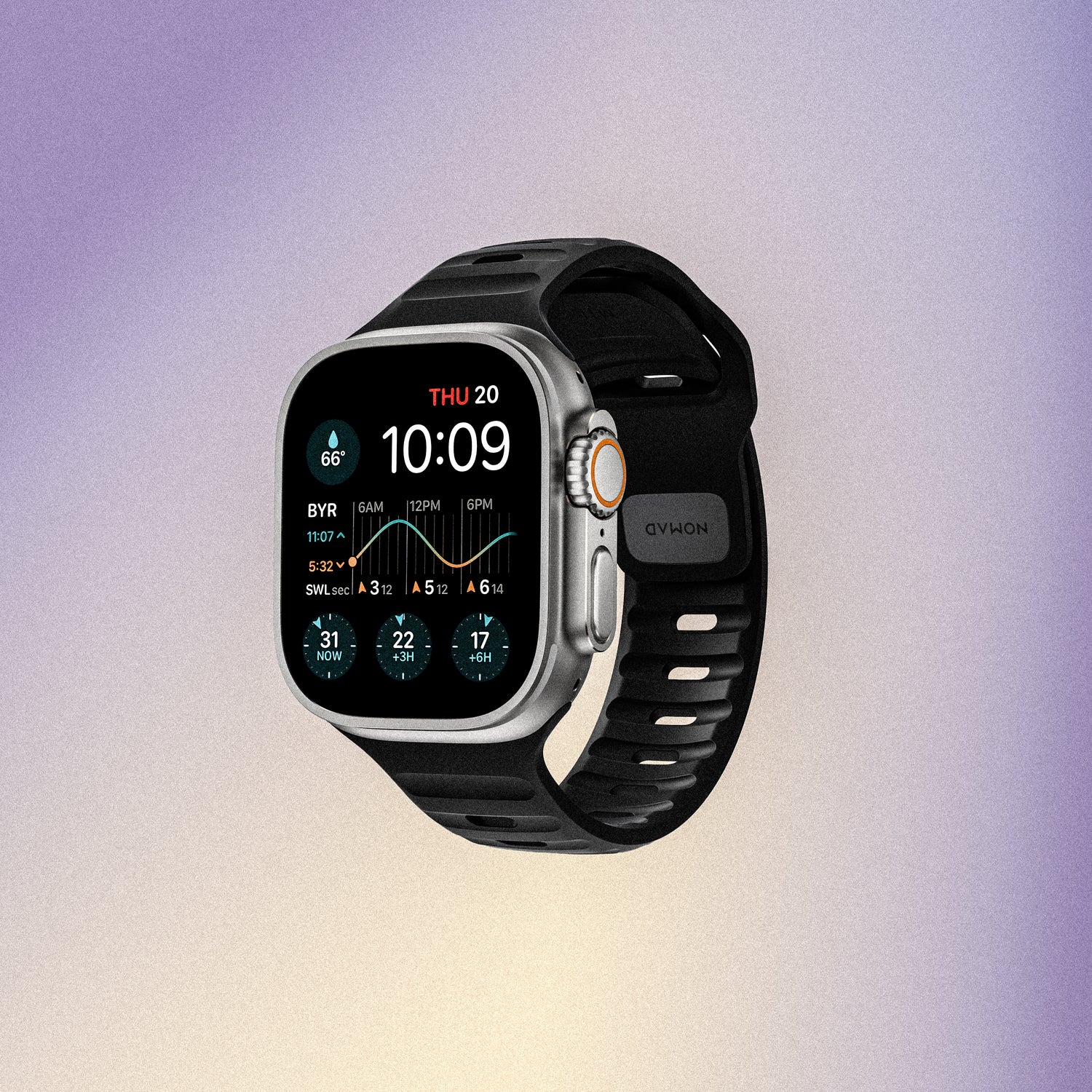 Nomad Sport Band - 46/49mm - Black