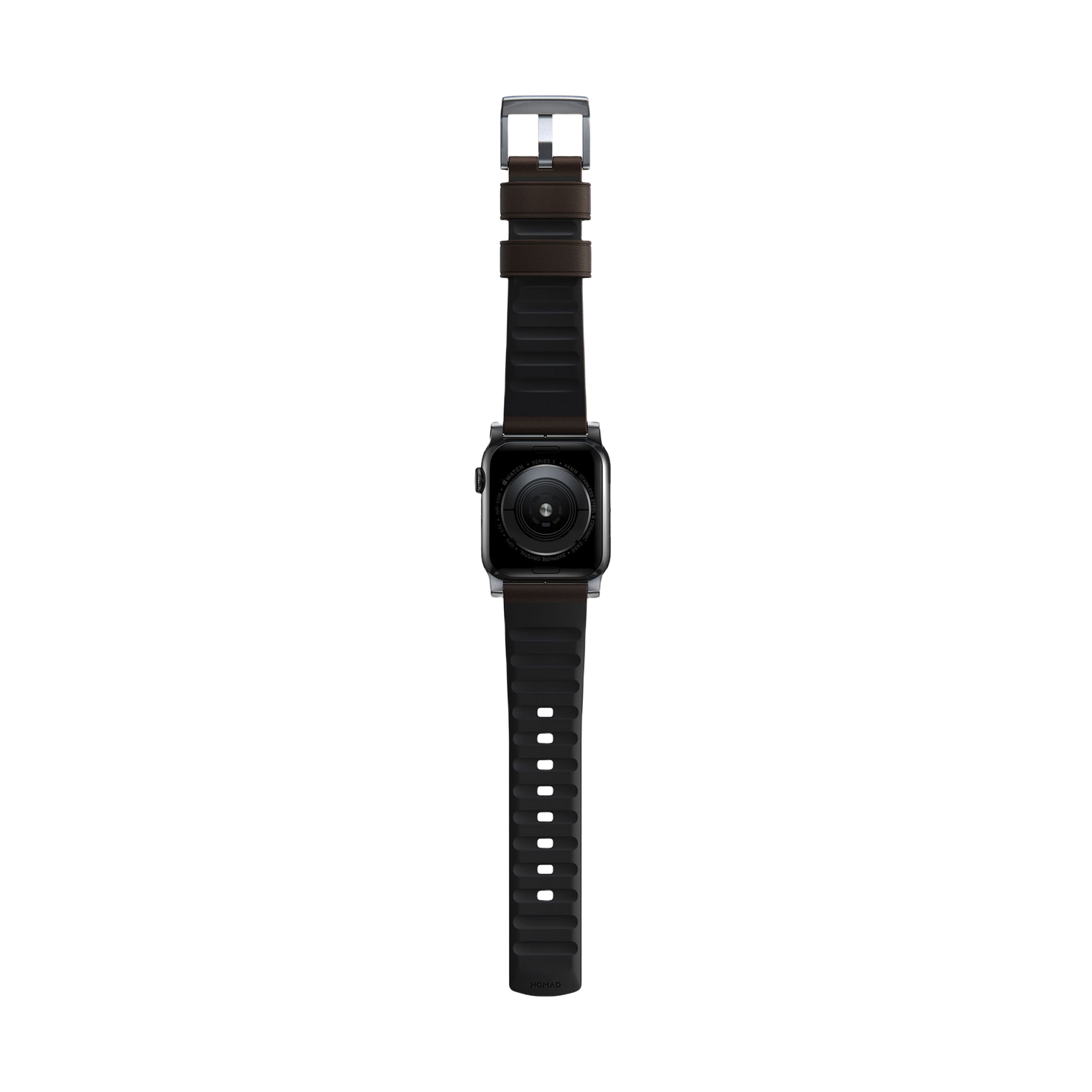 Nomad Active Band Pro - 46/49mm - Silver Hardware - Brown