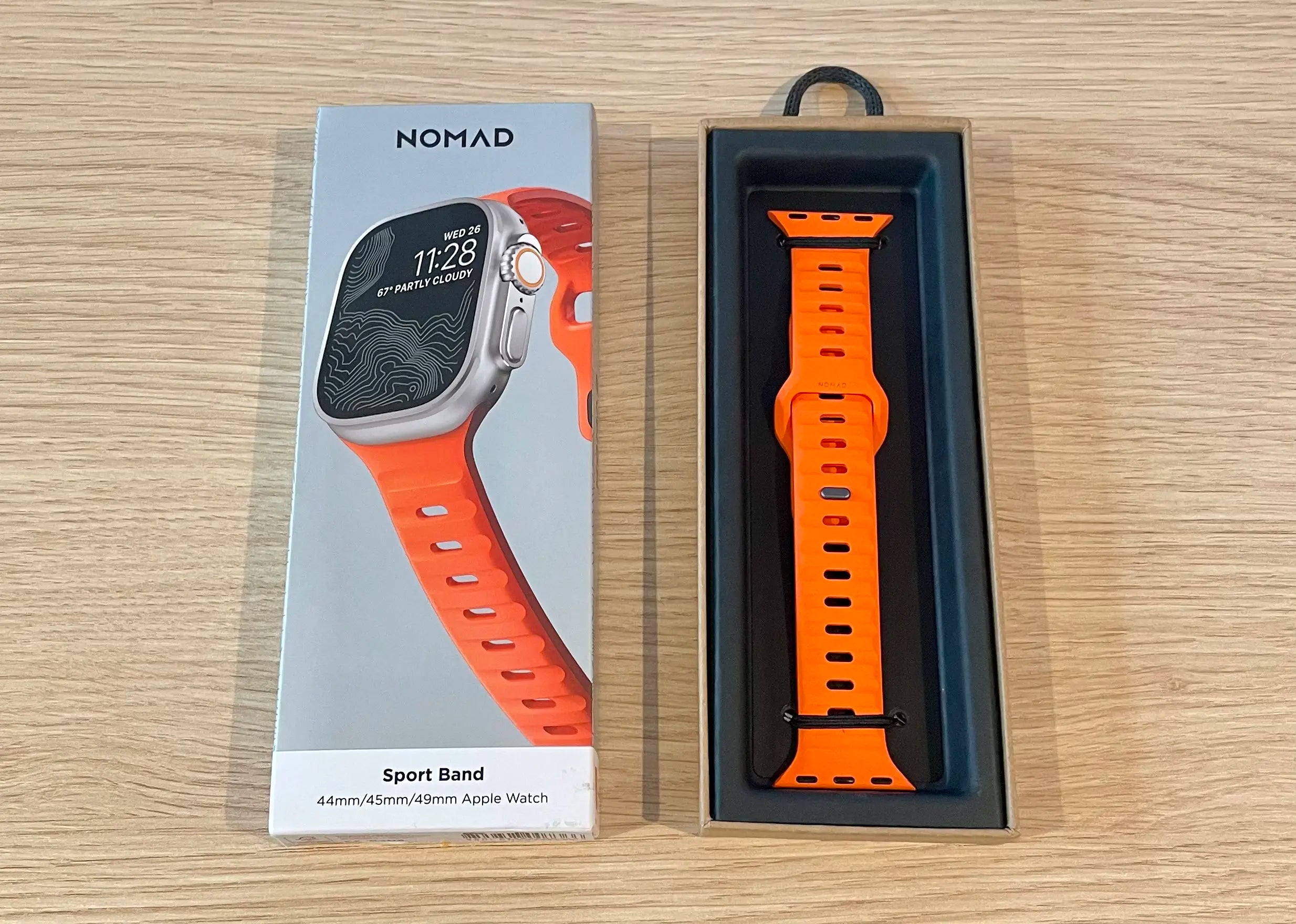 Nomad Sport Band - 46/49mm - Ultra Orange - Open Box