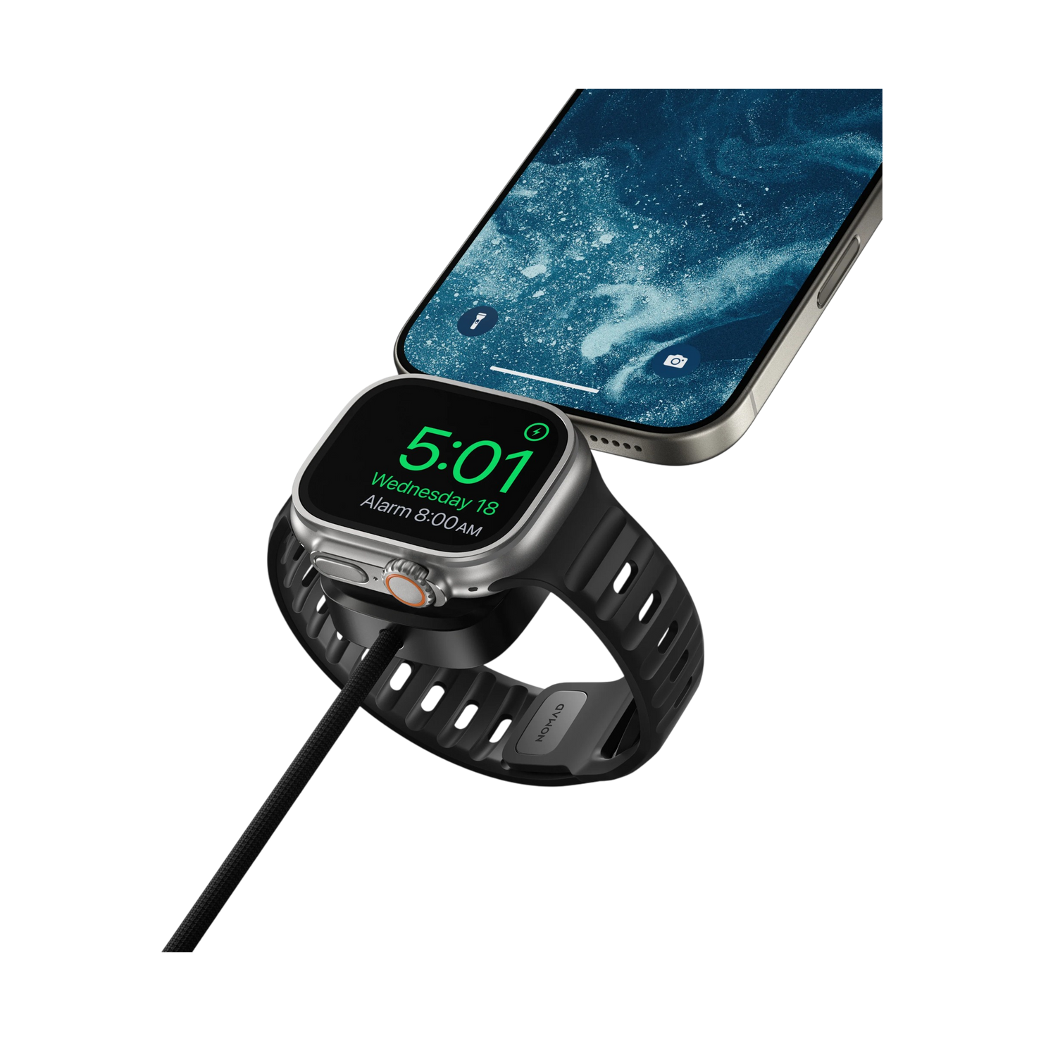 Nomad Universal Cable for Apple Watch - 1.5m - Black