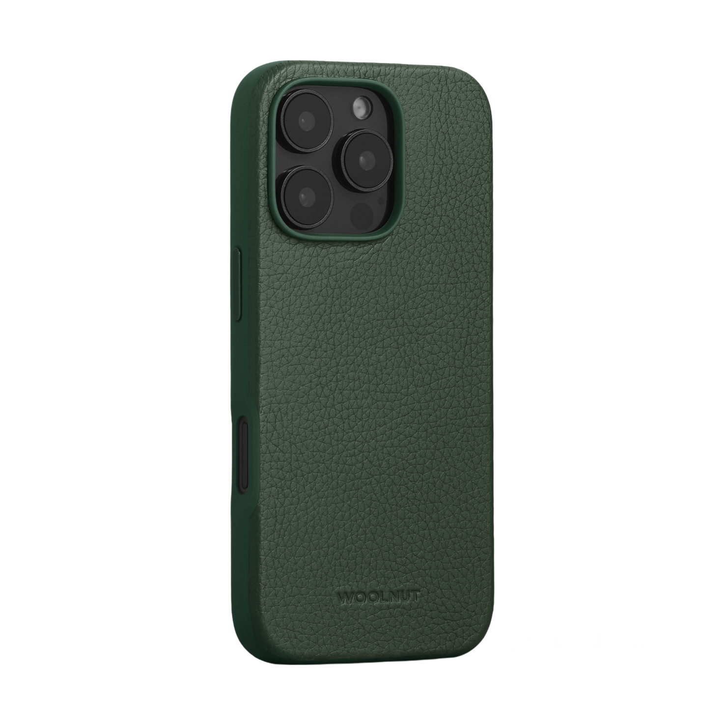 Woolnut Leather Case for iPhone 16 Pro - Green