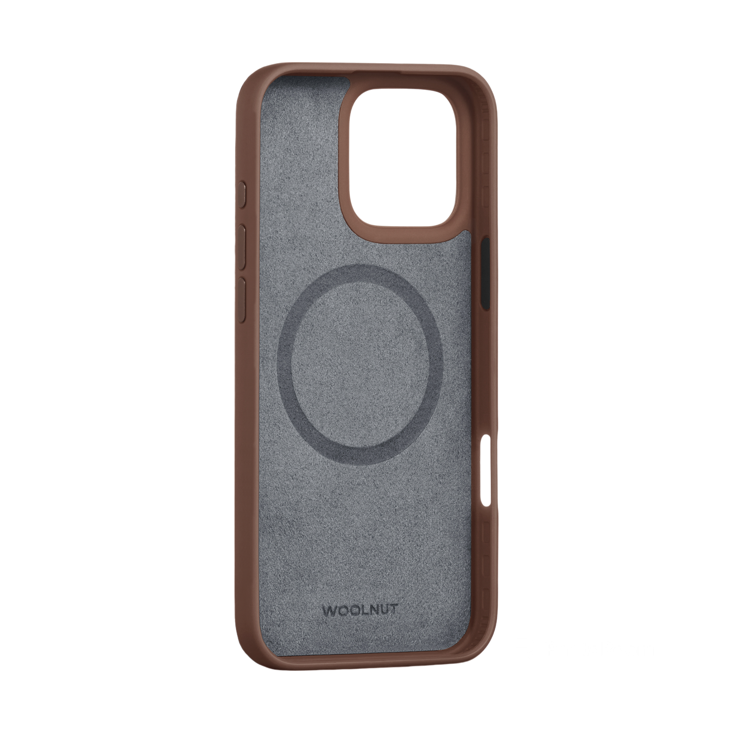 Woolnut Leather Case for iPhone 16 Pro Max - Cognac