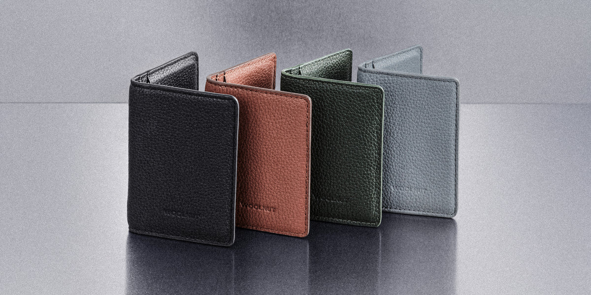 Woolnut Leather Wallet - Green