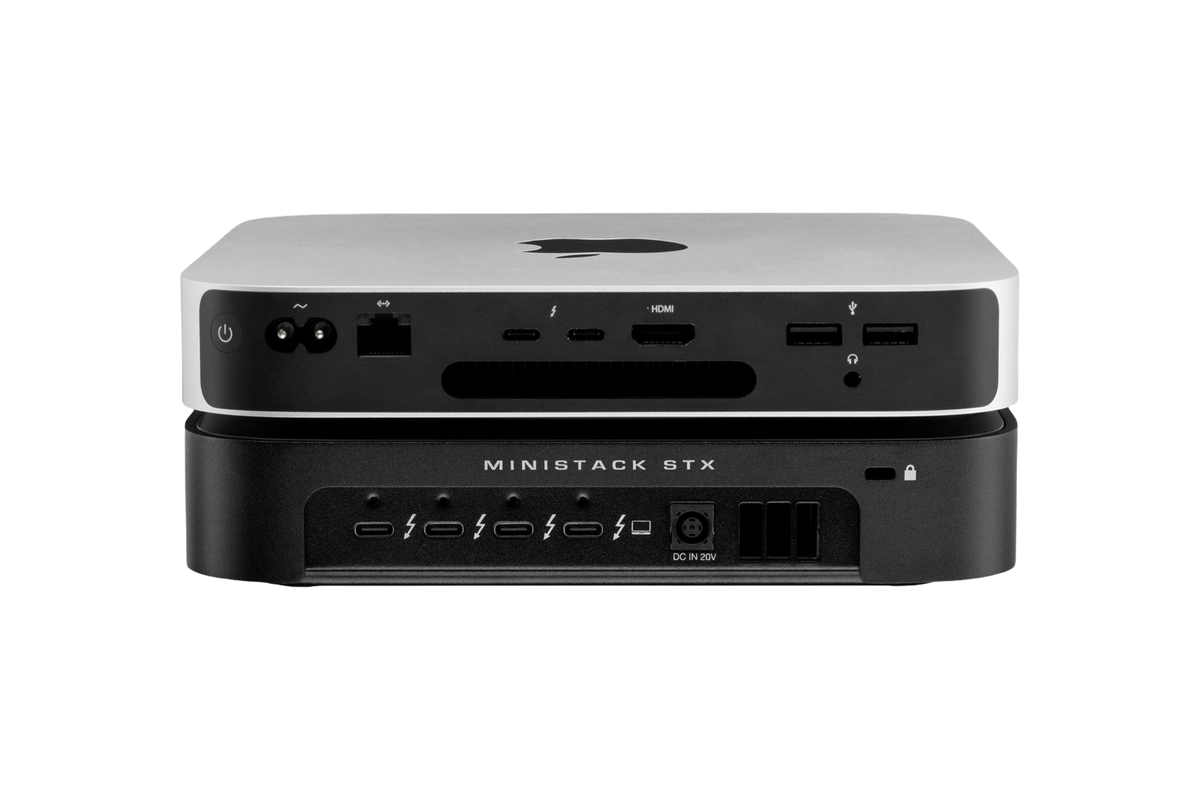 OWC miniStack STX Enclosure and Thunderbolt Hub - Black