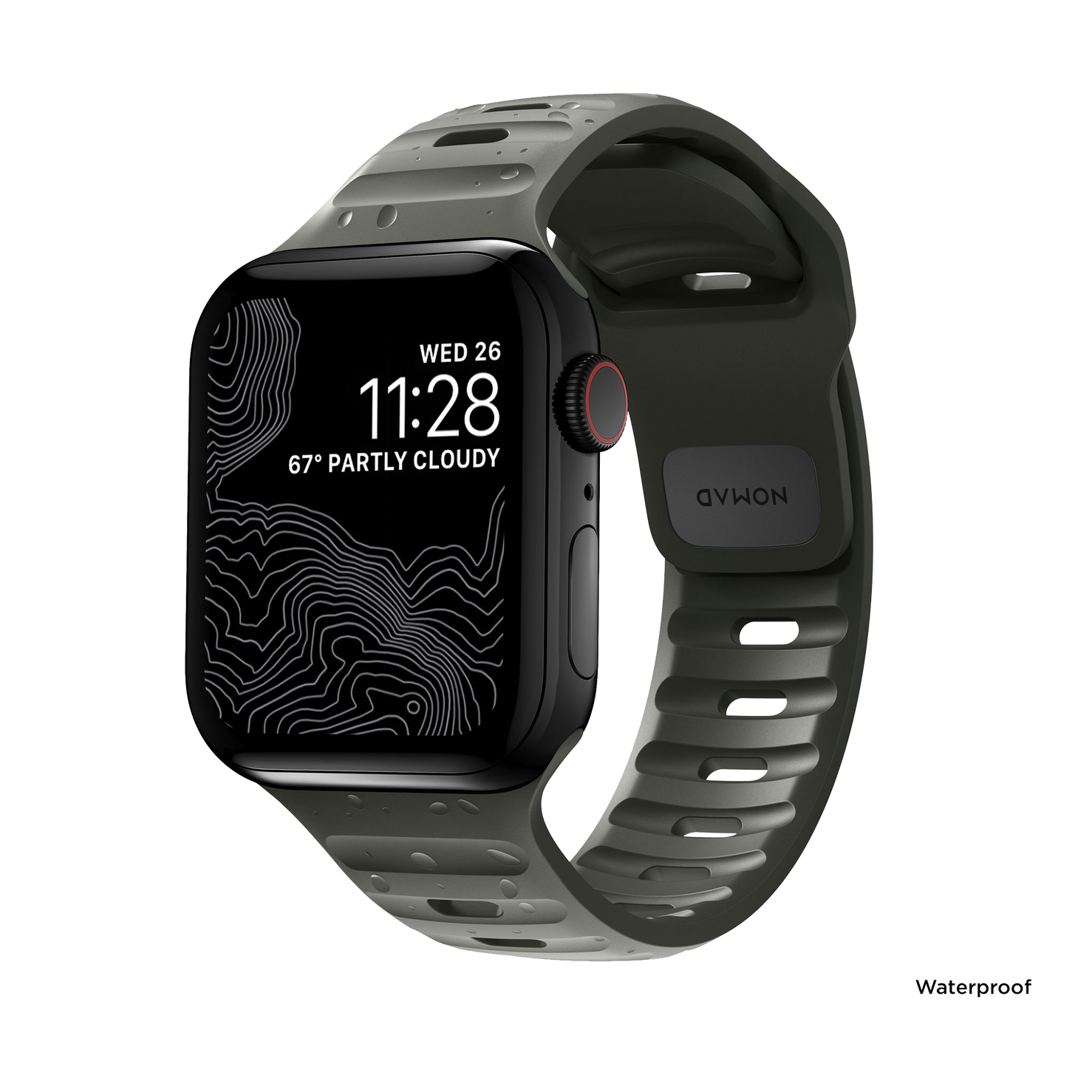 Nomad Sport Band - 46/49mm - Ash Green