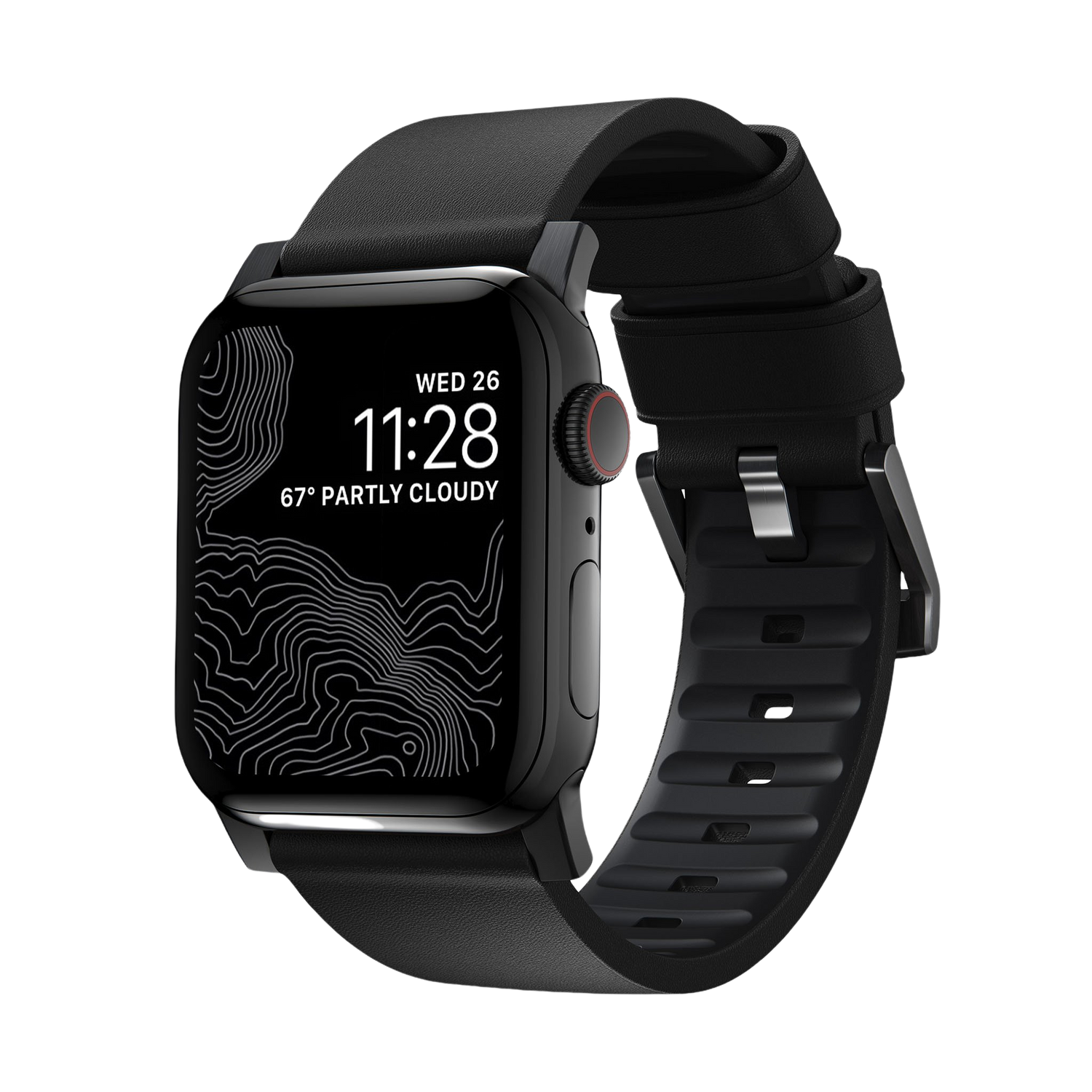 Nomad Active Band Pro - 46/49mm - Black Hardware - Black