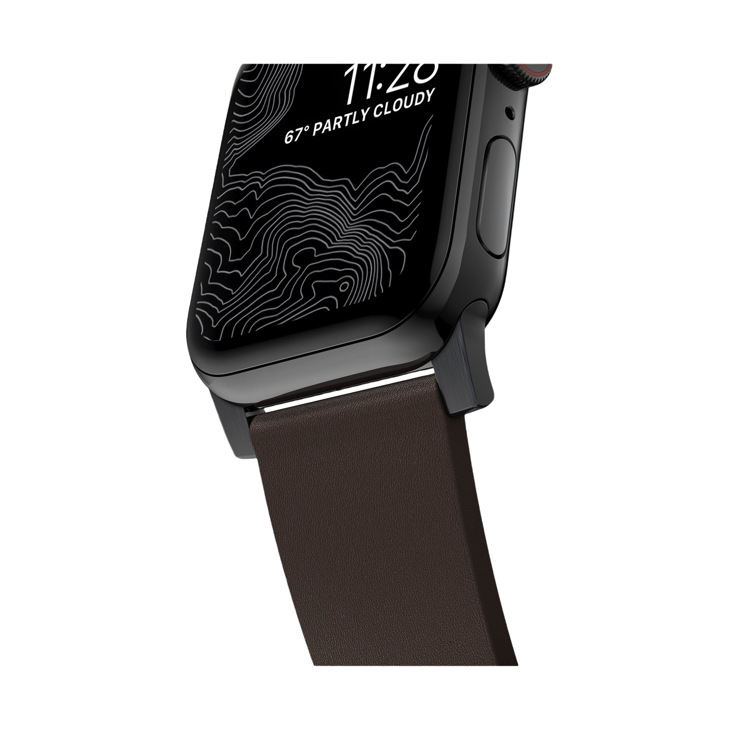 Nomad Active Band Pro - 46/49mm - Black Hardware - Brown