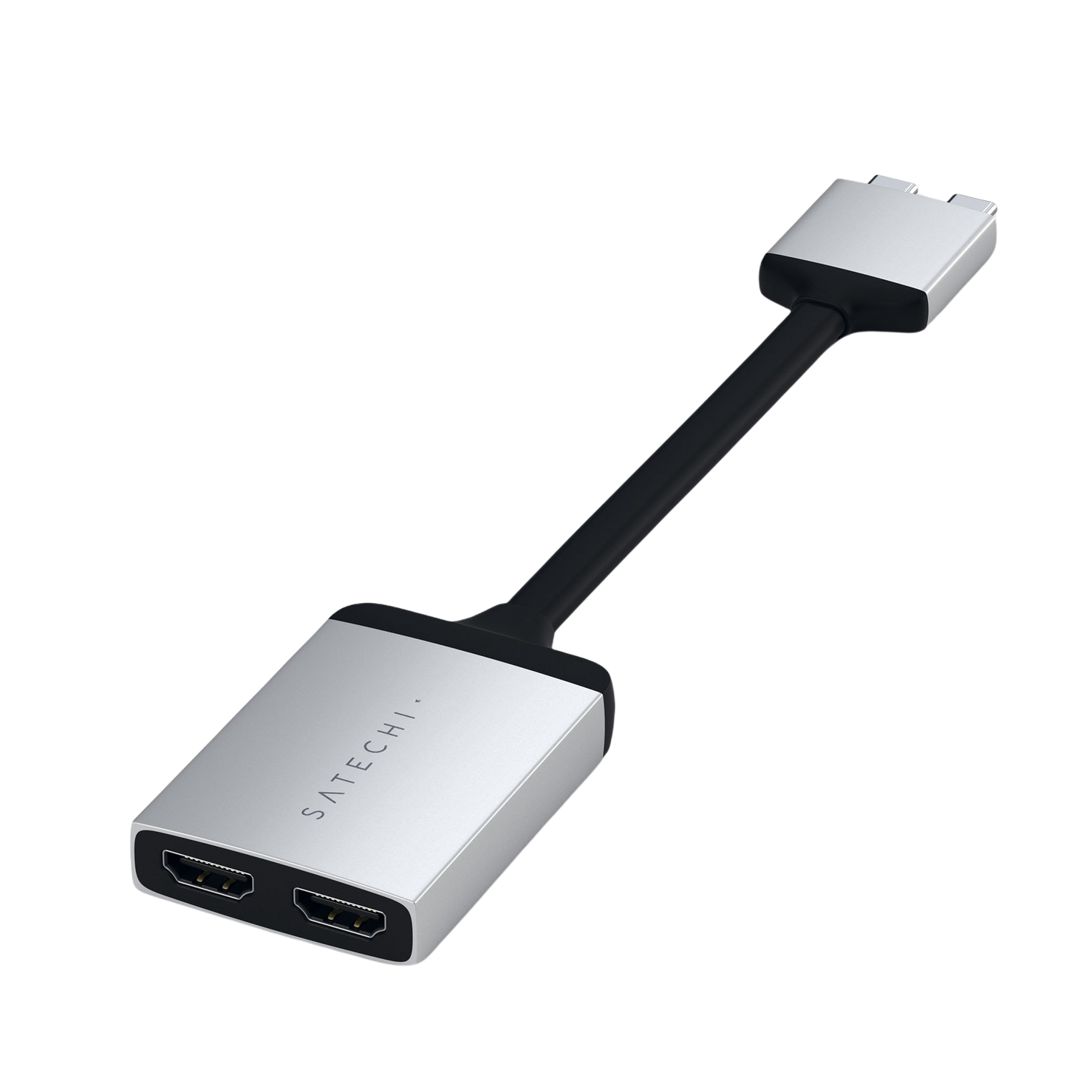 Satechi USB-C Dual HDMI Adapter - Silver