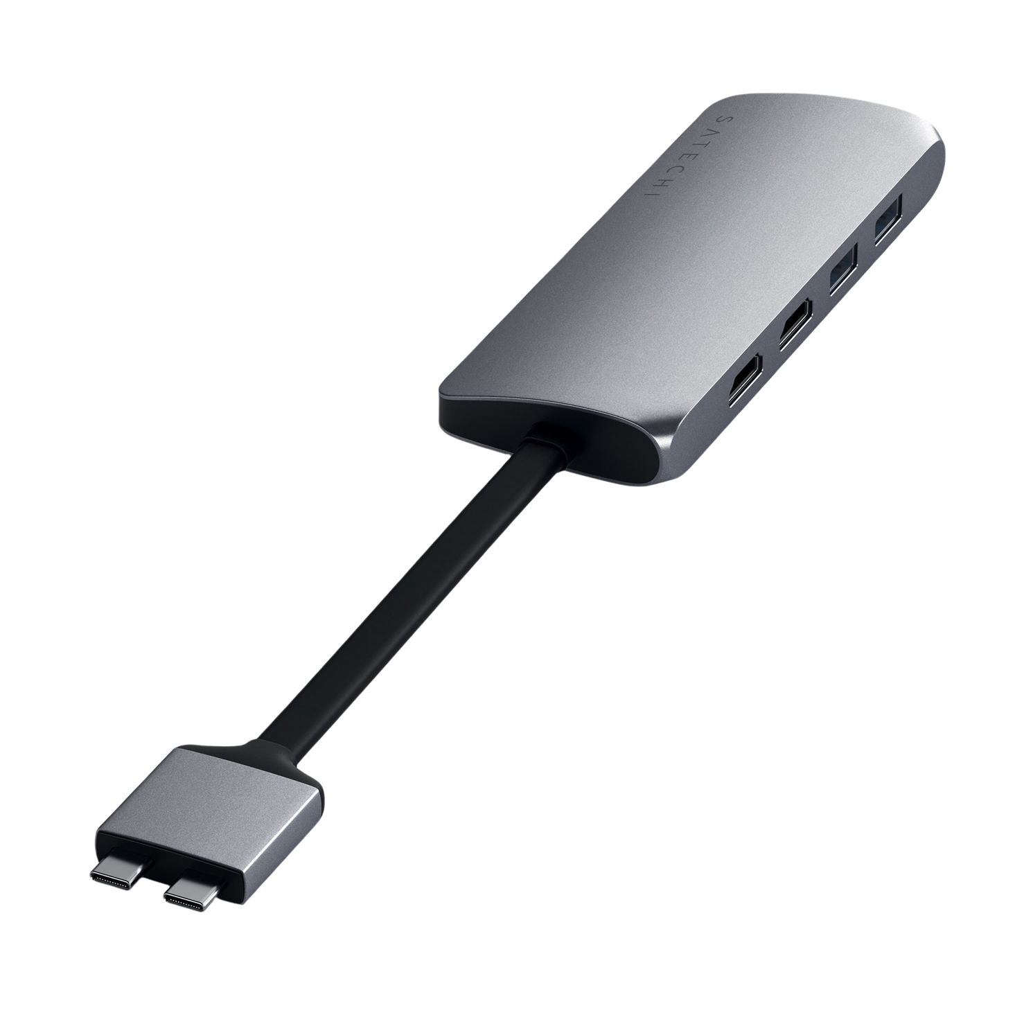 Satechi USB-C Dual Multimedia Adapter - Space Grey
