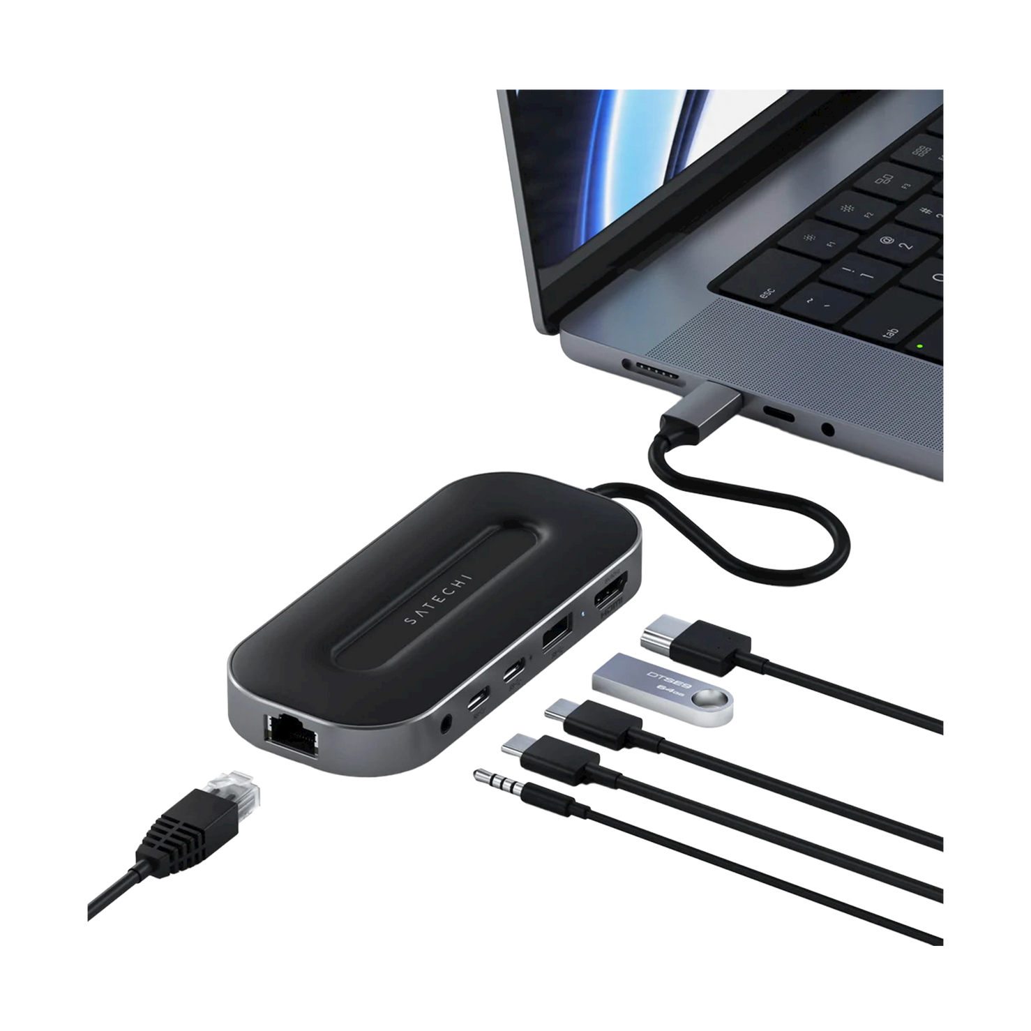 Satechi USB-C Multiport Adapter with 2.5G Ethernet