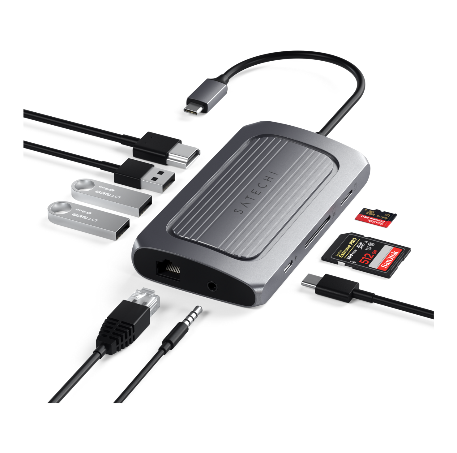 Satechi USB-C Multiport Adapter with 8K HDMI